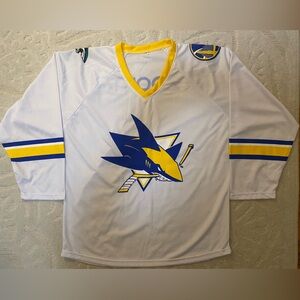 Sharks x Warriors Mashup Jersey Medium